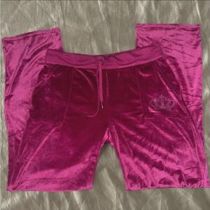 juicy couture velour pants °❀⋆.ೃ࿔*:･